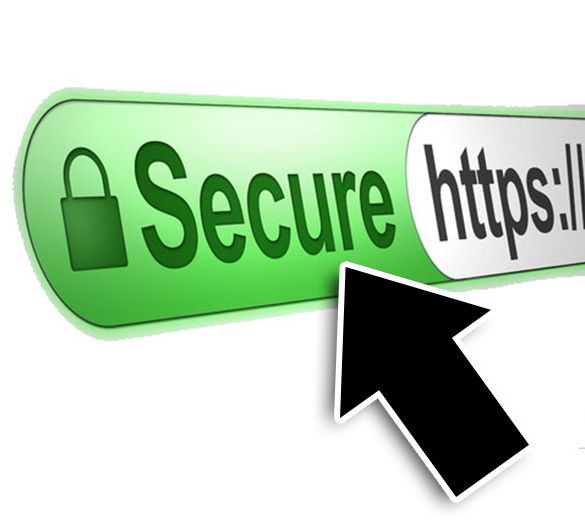 SSL certificate padlock shown in the browser address bar on an ecommerce site