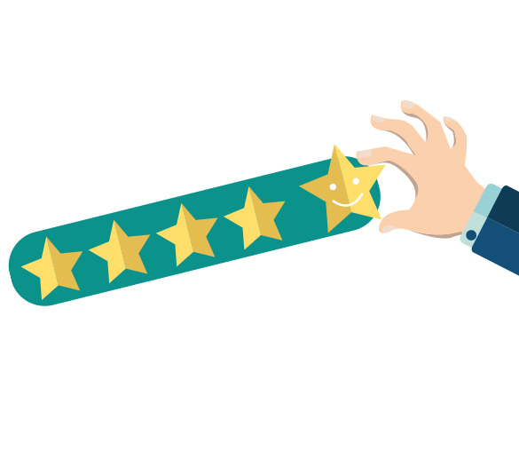 Customer review section on an ecommerce product page