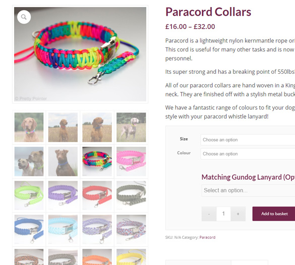 Multiple product photos displayed on an ecommerce product page